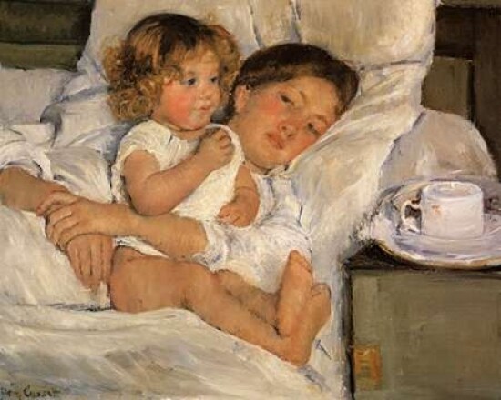 Breakfast In Bed 1897 Poster Print by  Mary Cassatt - Item # VARPDX372642