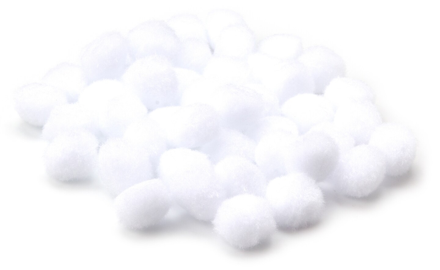 Pom Poms .75 inch 45/Pkg White