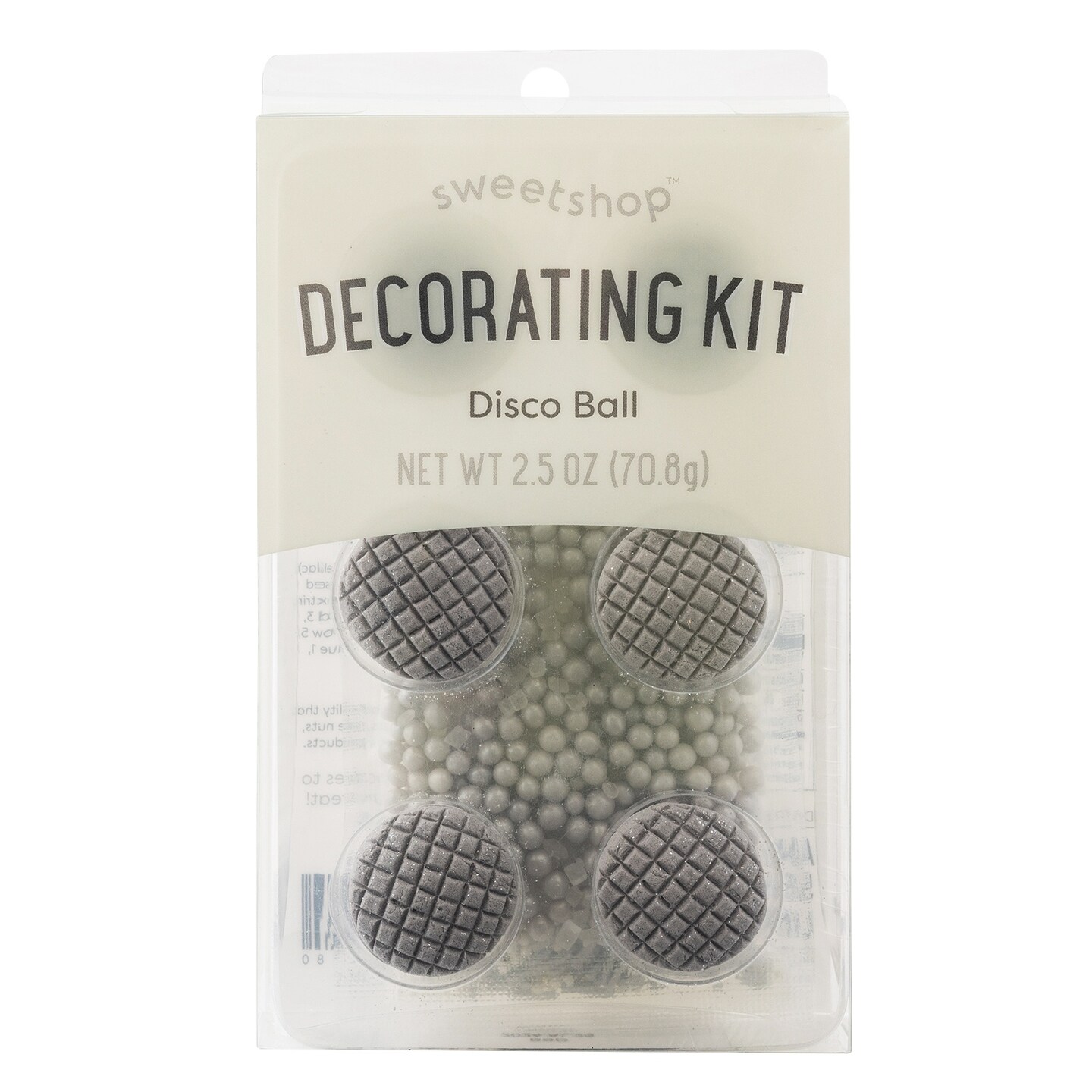 Sweetshop Decorating Kit-Disco Ball, 8 Pieces