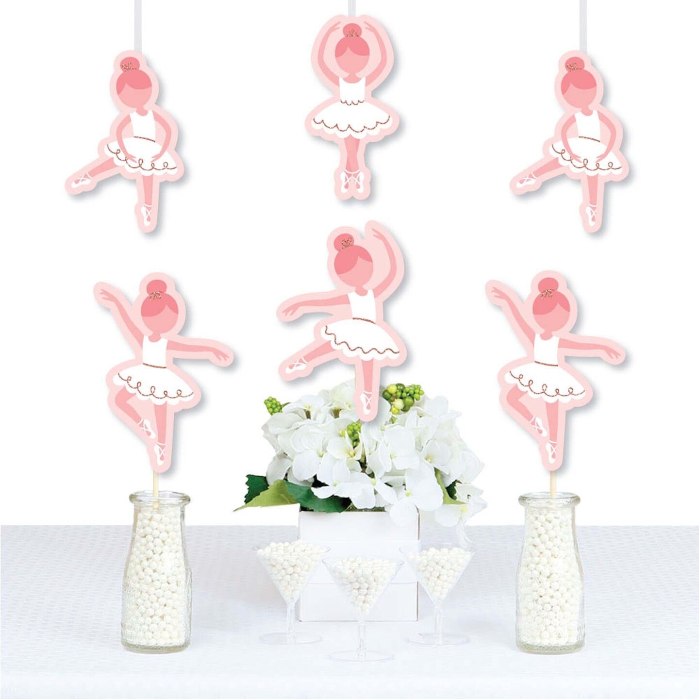 Big Dot of Happiness Tutu Cute Ballerina - Decorations DIY Ballet Birthday Party or Baby Shower Essentials - Set of 20
