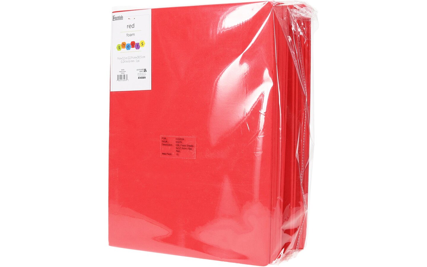 EBL Foam Sheets 9x12" 6mm 15pc Red Michaels