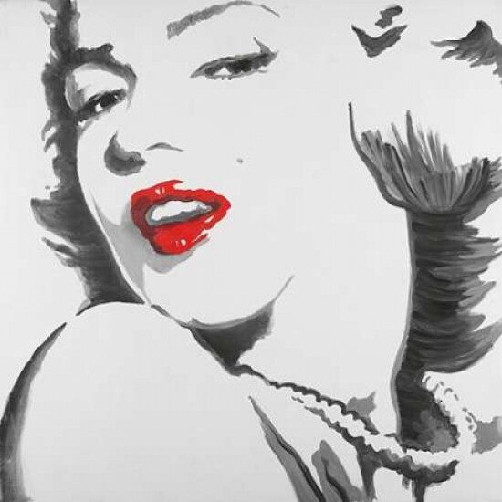 Marilyn Monroe Outline Style Poster Print by Atelier B Art Studio - Item # VARPDXBEGFIG20