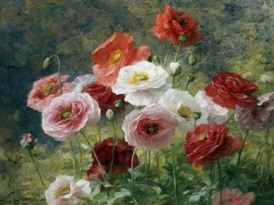 Poppies Poster Print by Louis Marie Lemaire - Item # VARPDX3LL097