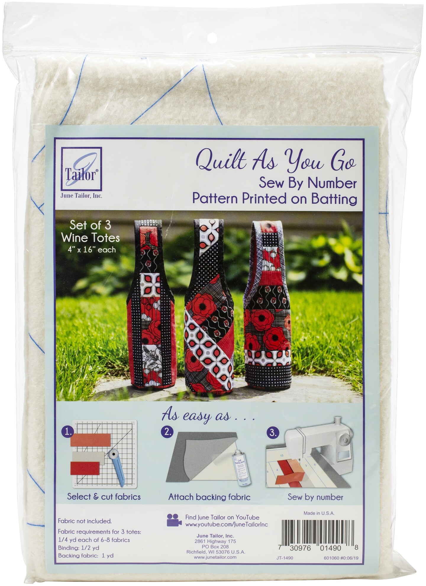 june-tailor-quilt-as-you-go-wine-tote-assorted-3-pkg-michaels