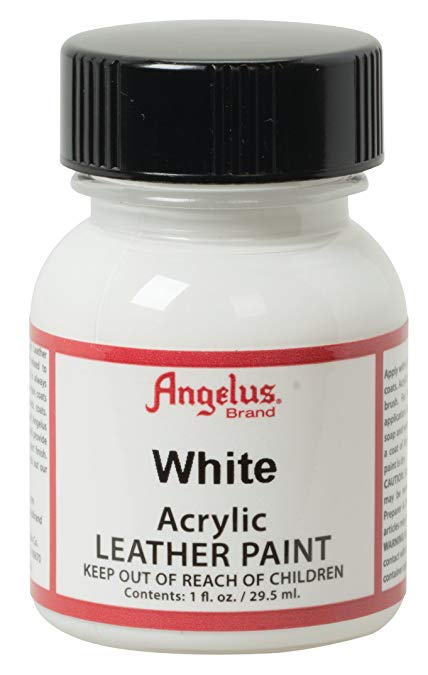 Angelus Brand Acrylic Leather Paint - White - 1oz : : Home &  Kitchen