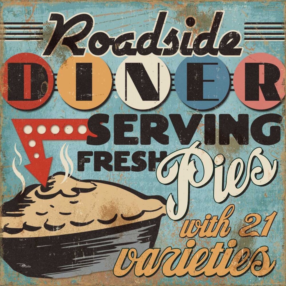 Diners and Drive Ins II Poster Print by Pela Studio - Item # VARPDX13129