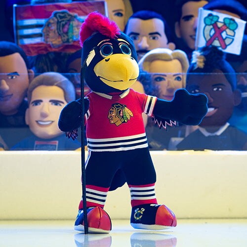 Bleacher Creatures Chicago Blackhawks Tommyhawk 10" Mascot Plush Figure