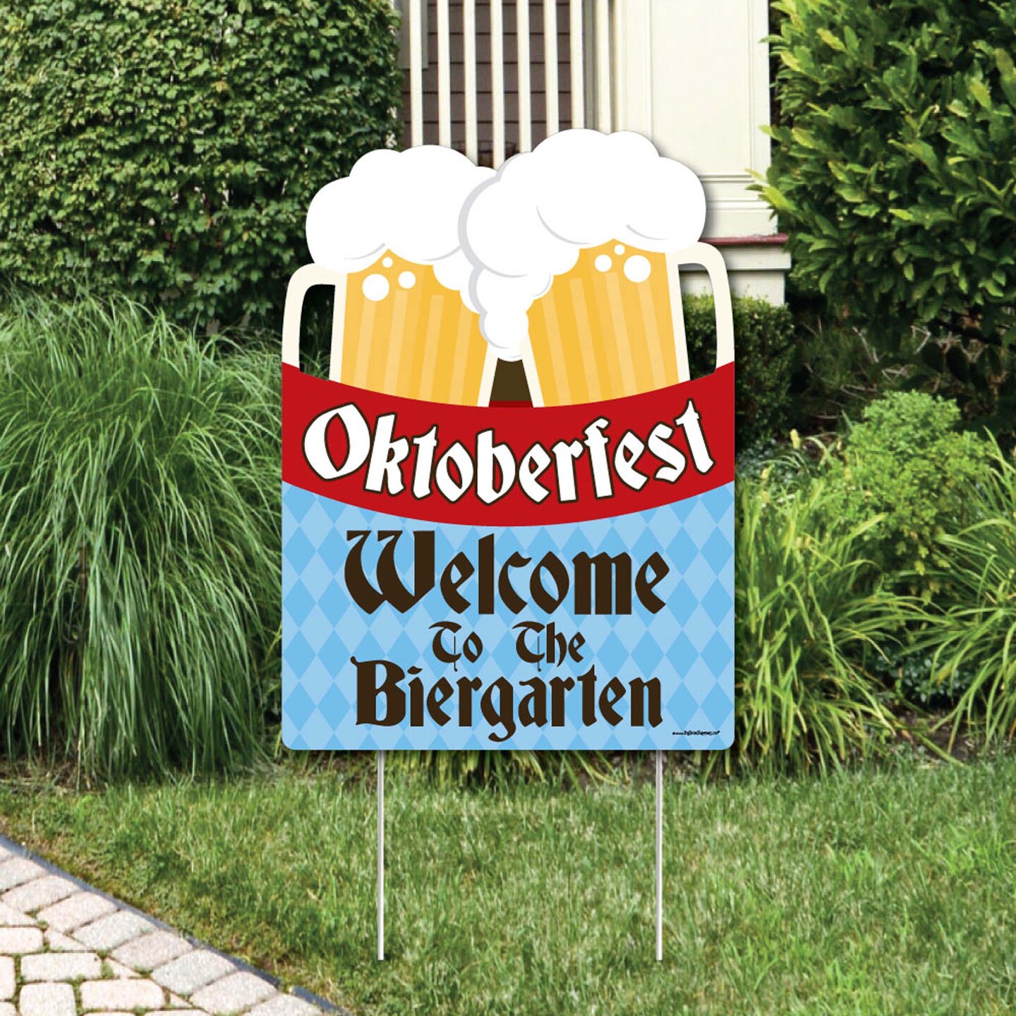 Big Dot of Happiness Oktoberfest - Party Decorations - Beer Festival Welcome Yard Sign