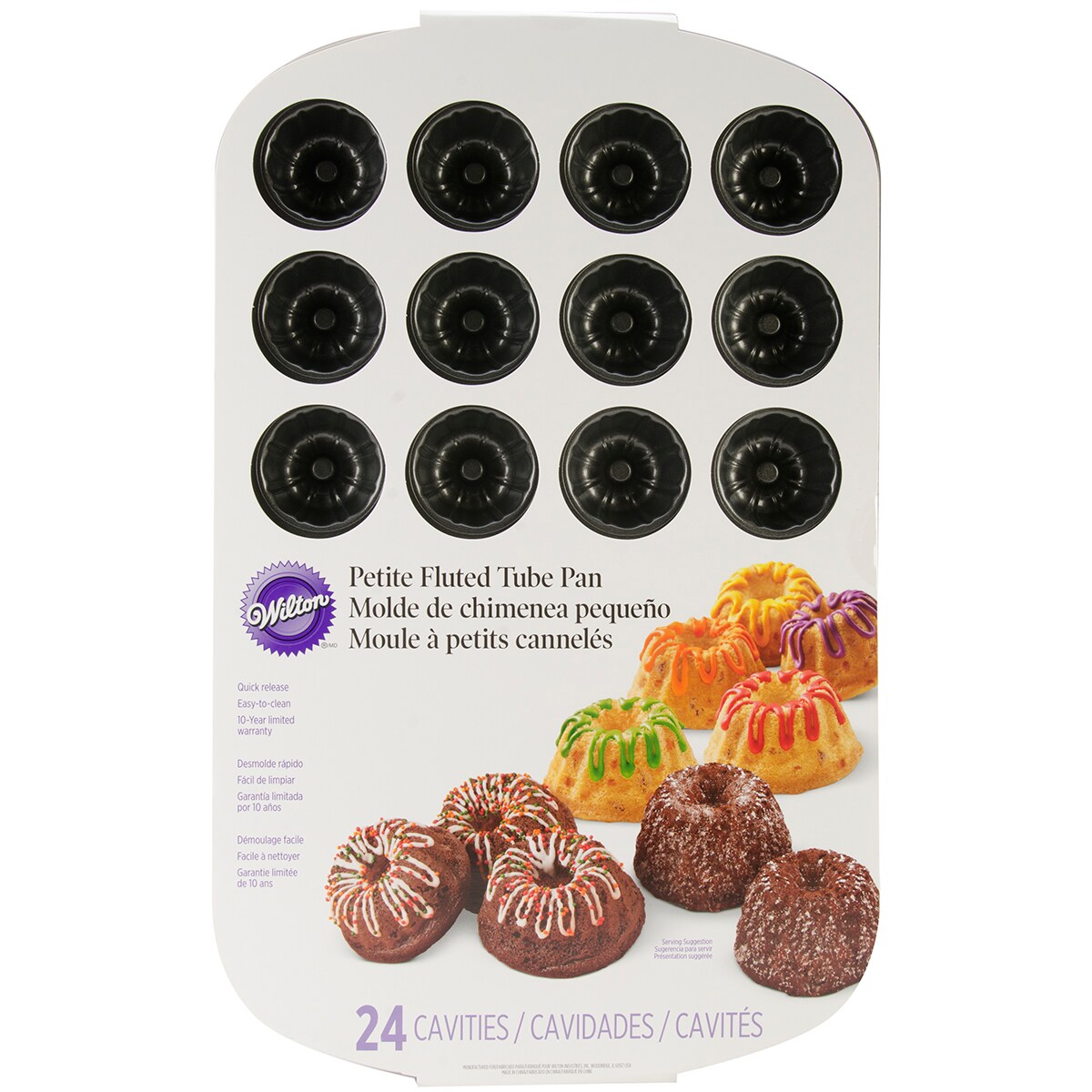 Wilton mini bundt cake pan best sale