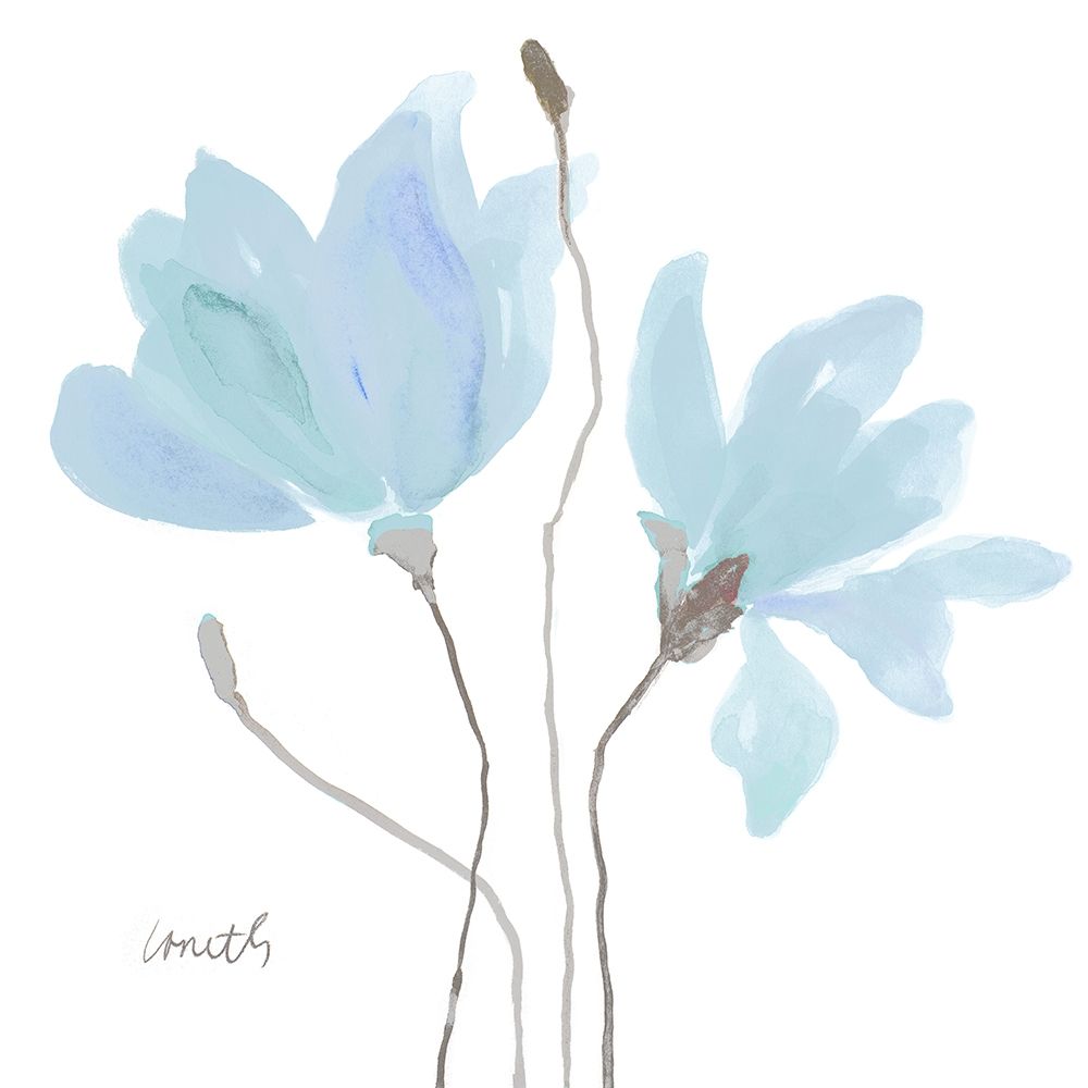 Floral Sway Blue II Poster Print by Lanie Loreth - Item # VARPDX11086S