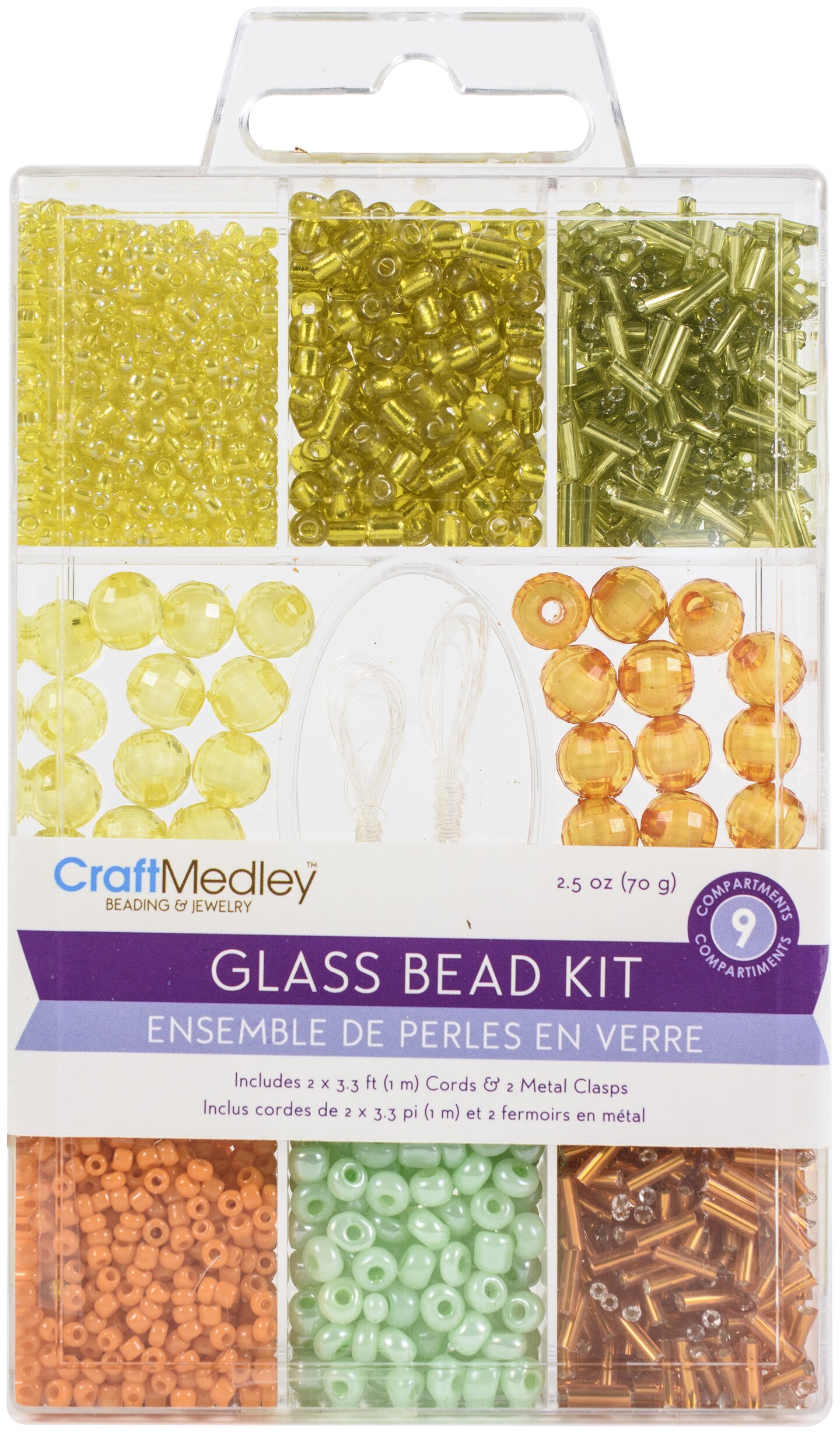 Craft Medley Glass Bead Kit 90gTropicana Michaels