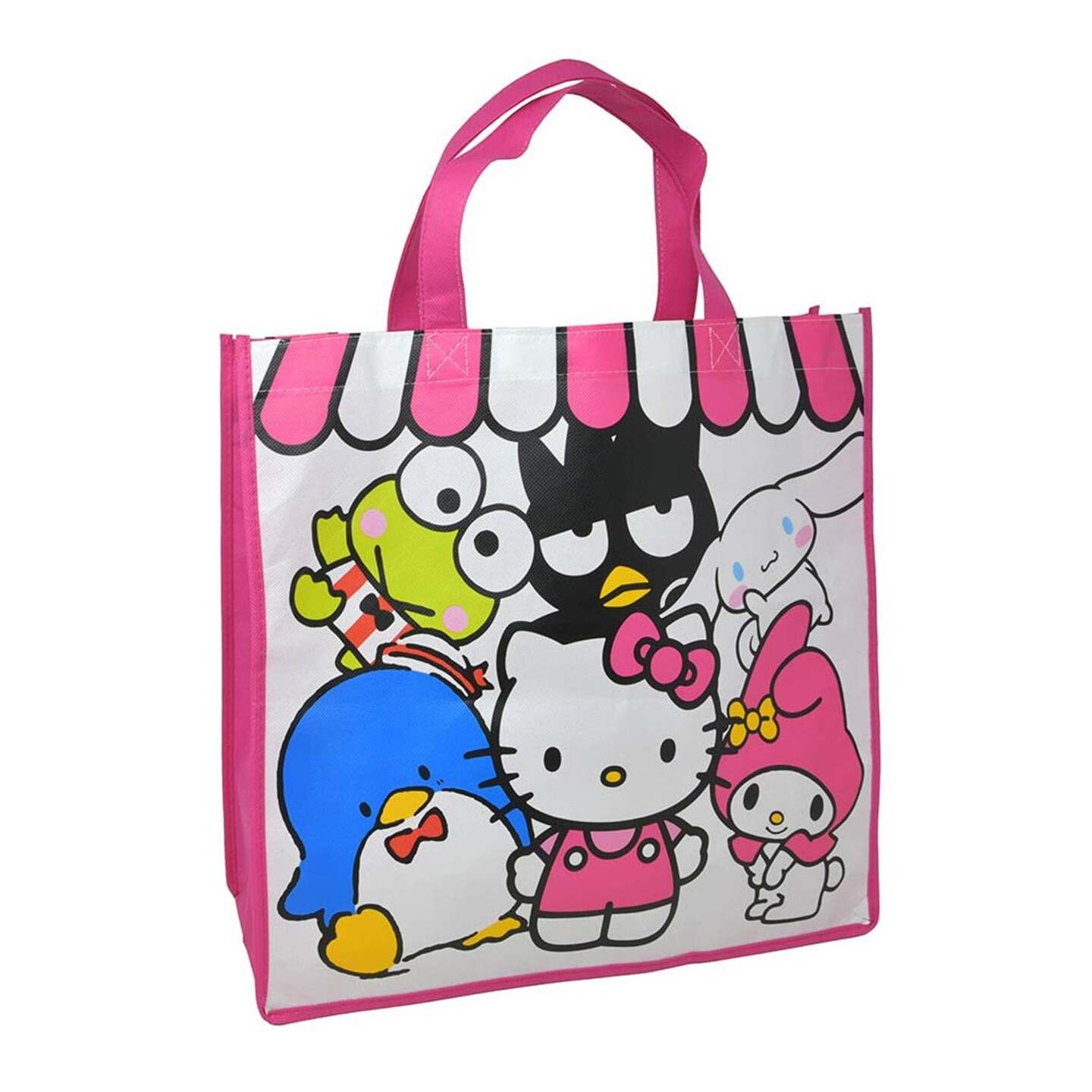 Sanrio Hello Kitty and Friends Eco Friendly Tote Bag | 15&#x22; x 5.5&#x22; x 13.5&#x22;
