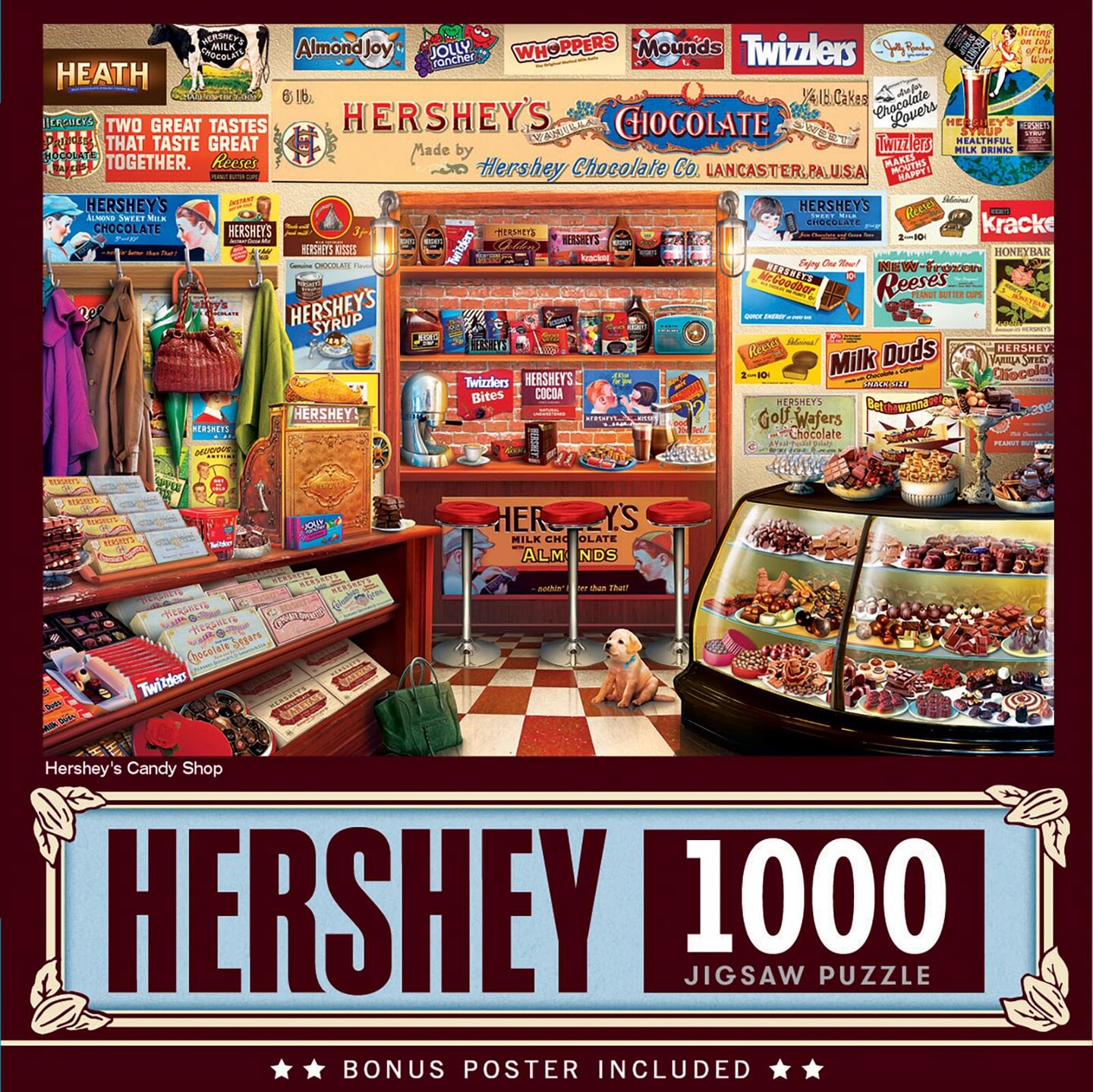 Hershey&#x27;s Candy Shop 1000 Piece Jigsaw Puzzle