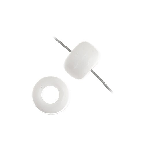 John Bead 9mm Opaque Plastic Pony Beads, 1000pcs