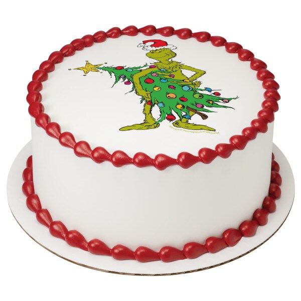 How the Grinch Stole Christmas Edible Cake Topper Image - 1/4 Sheet