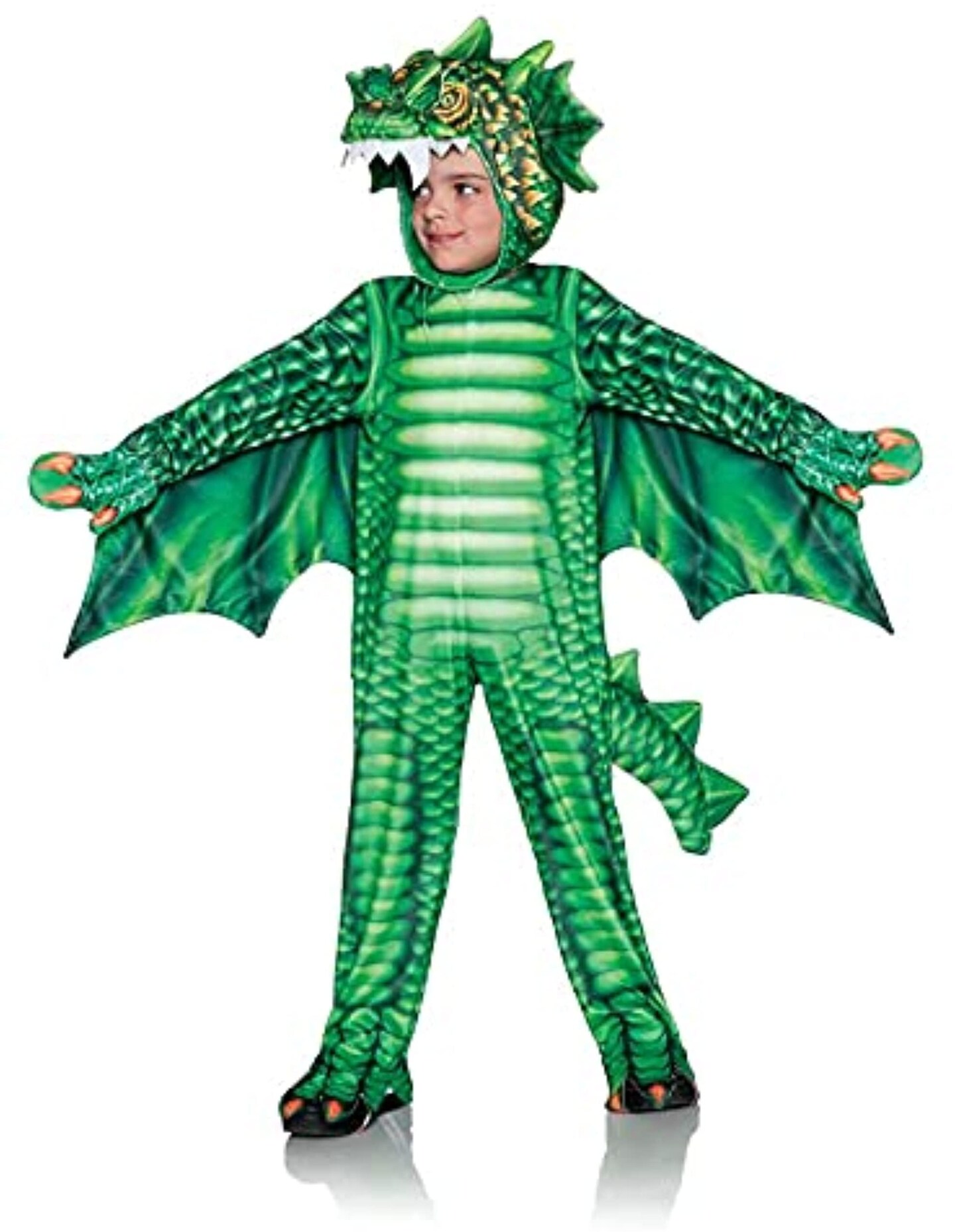 Green Dragon Printed Children&#x27;s Costume