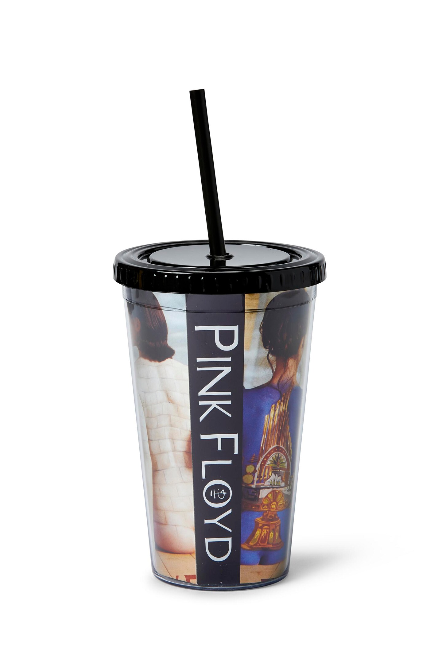 Pink Floyd Back Catalogue Carnival Cup - 16oz BPA-Free Tumbler with Straw &#x26; Lid