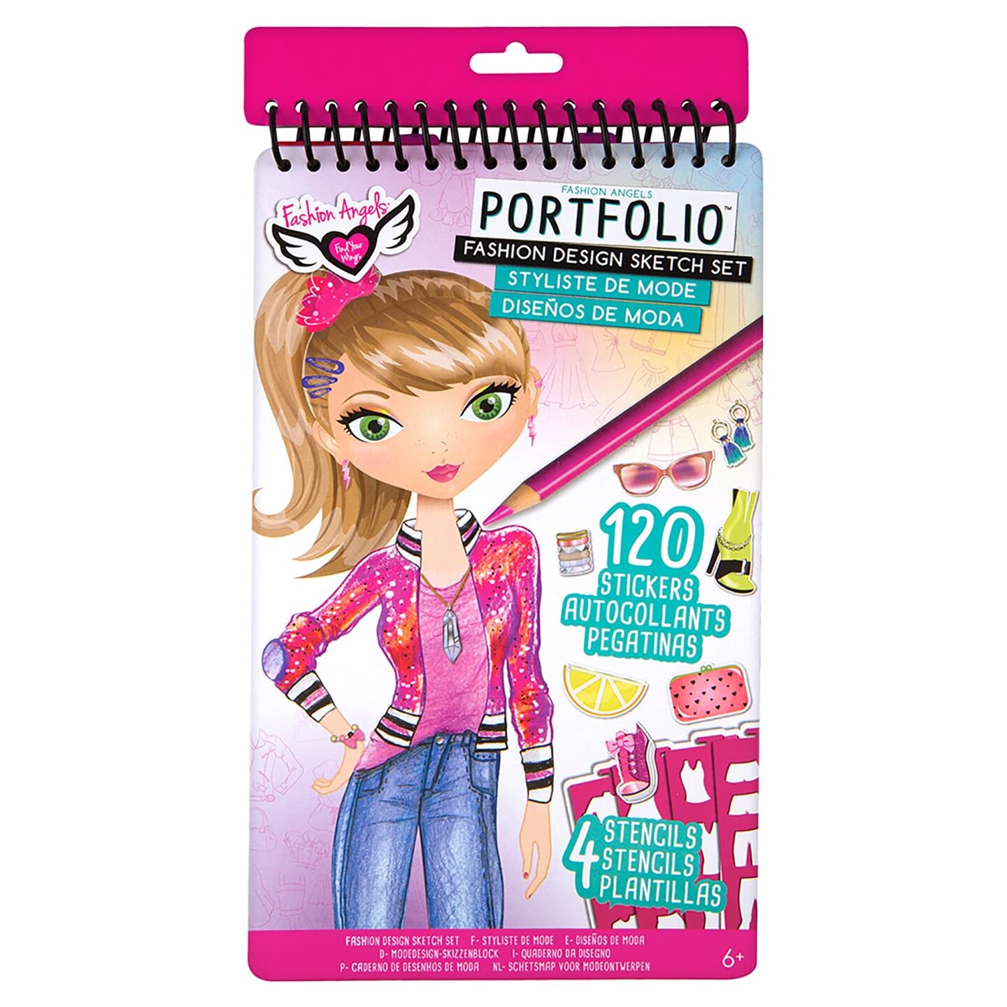 Fashion Angels Fashion Design Compact Sketch Portfolio