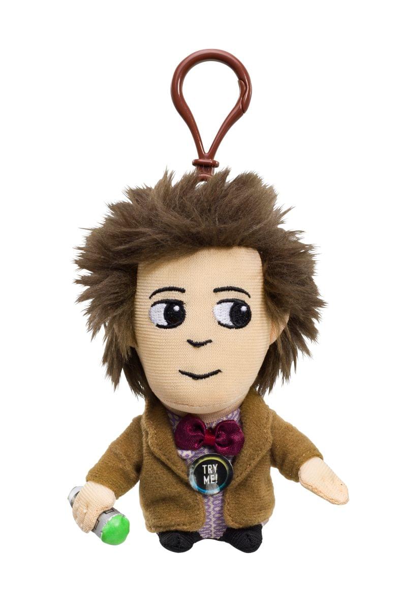 Doctor Who 4&#x22; Matt Smith Talking Plush Clip On