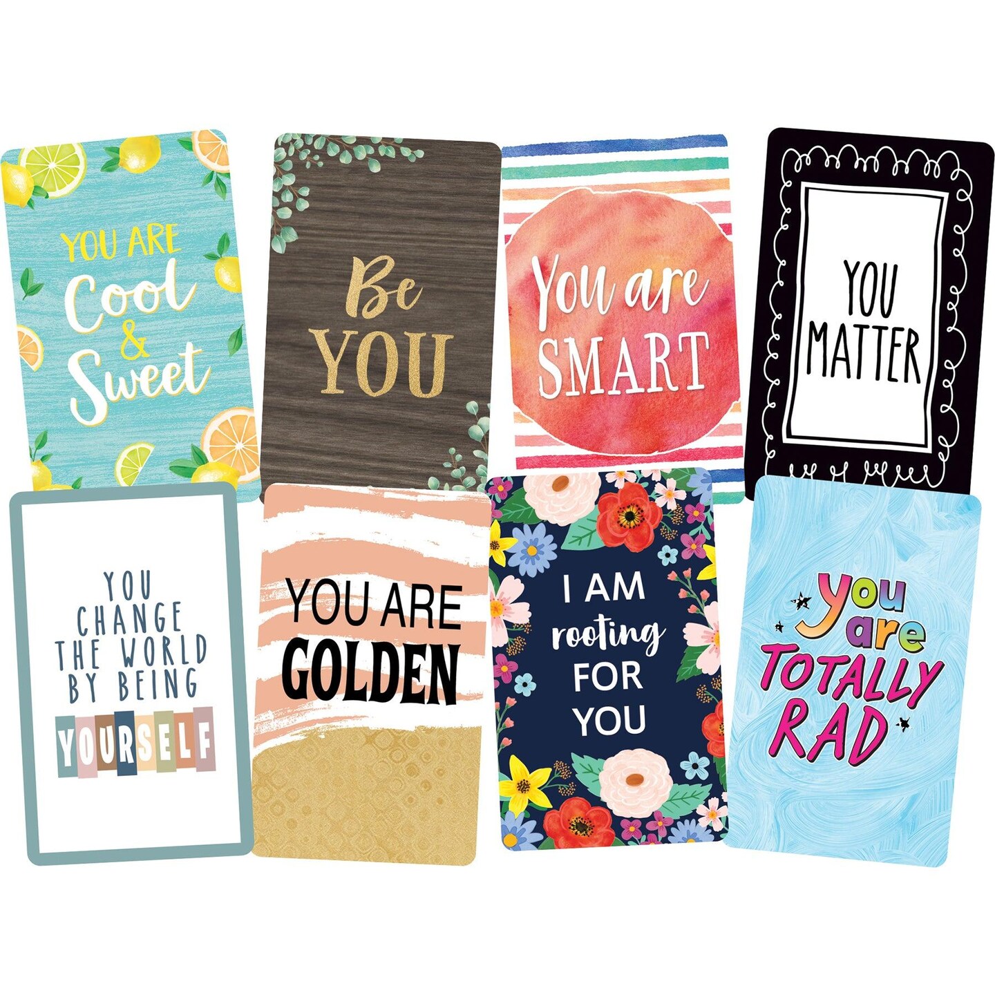 Encouragement Cards, 2-3/16&#x22; x 3-1/2&#x22;, 42 Per Pack, 6 Packs