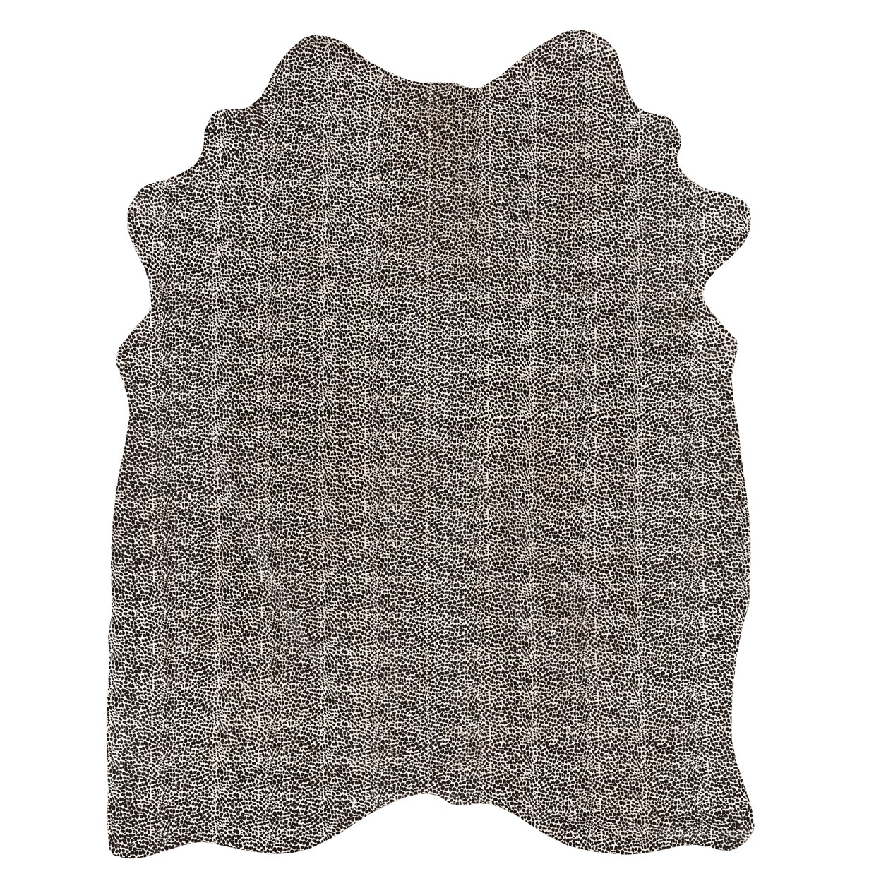 Cowhide Cheetah Print Full Skin Rug Light Brindle Oversized Natural Hide