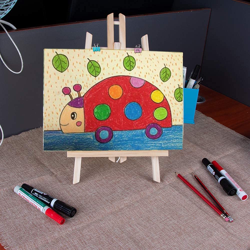 12&#x27;&#x27; Tabletop Display Artist Easel Stand, Art Craft Painting Easel, Wooden Easel Apply to Kids Artist Adults Students Classroom Etc.