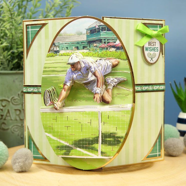 Hunkydory Crafts Sports &#x26; Hobbies Deco-Large Set - Time For Tennis