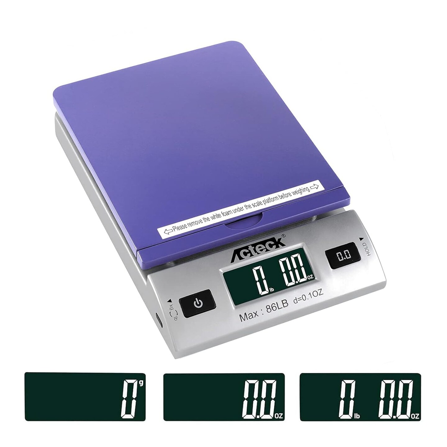 Acteck&#xAE; Digital Shipping and Postal Scale with Batteries and AC Adapter
