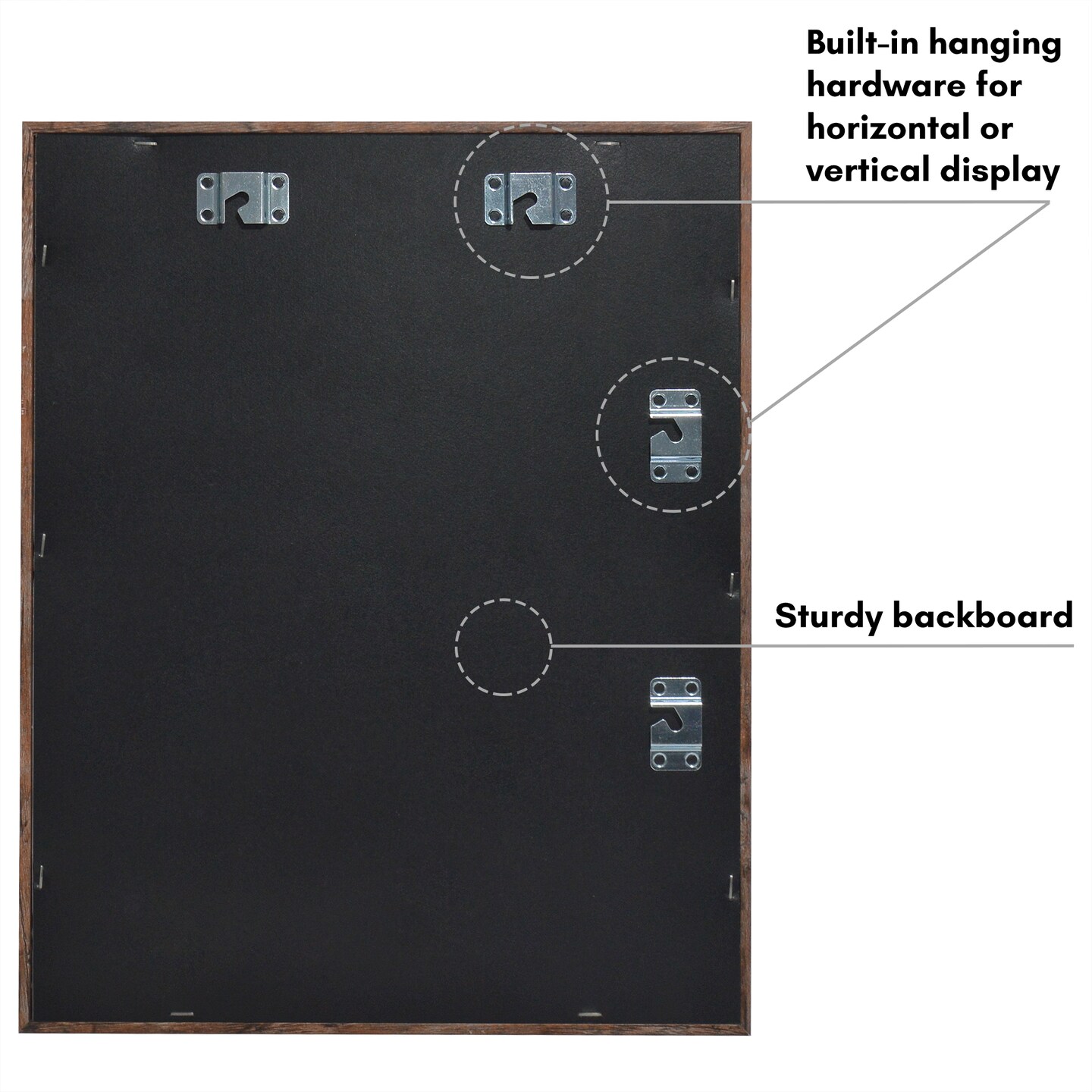 Americanflat Front Loading Shadow Box Frame - 1.5 Interior Depth for Memorabilia - Display Case for Keepsakes - Magnetic Closure - Includes Pins to Secure Items - Hanging Hardware