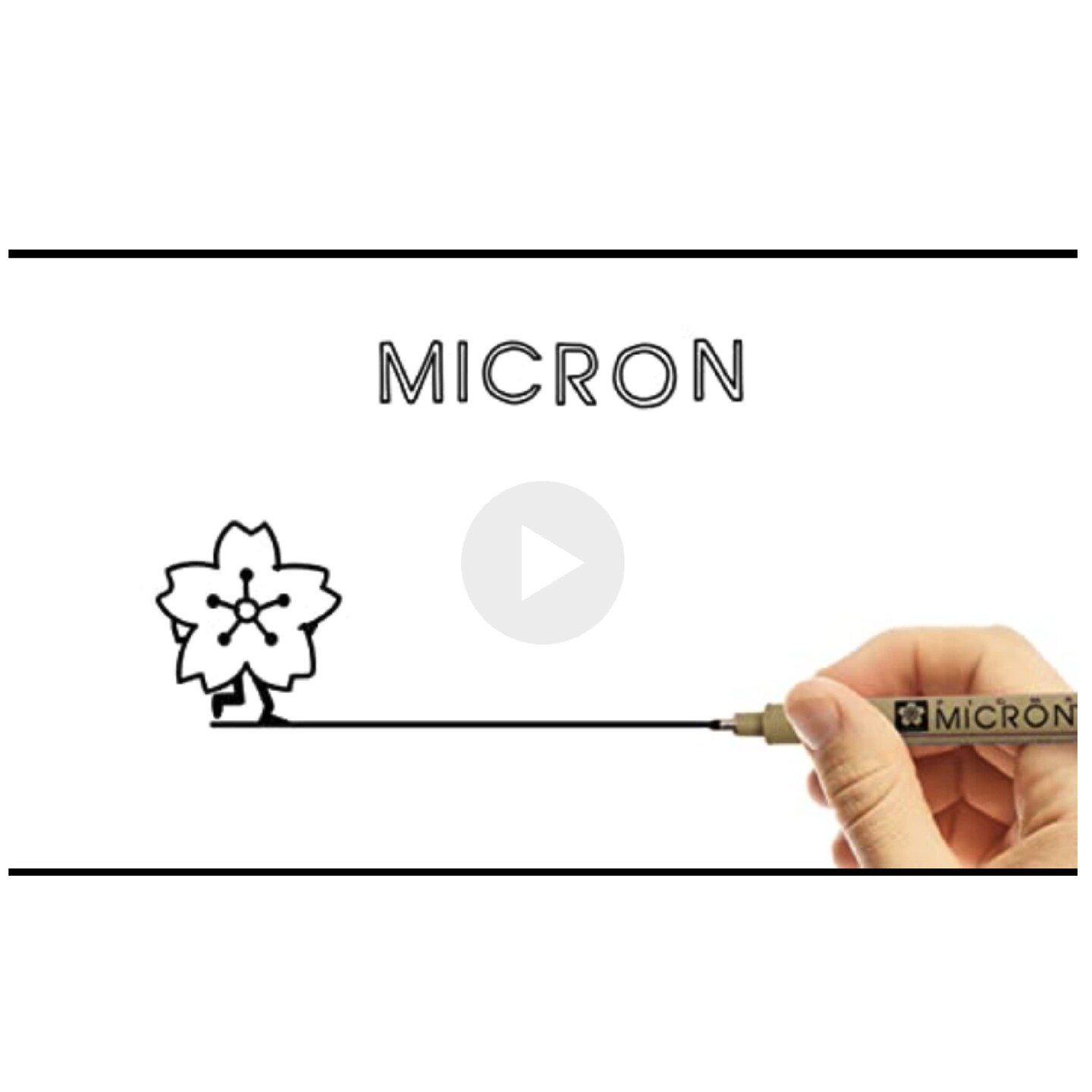 6 Pieces Pigma Micron Fineliner Pens - Archival Black Ink Pens - Pens for Writing, Drawing, or Journaling - Assorted Point Sizes