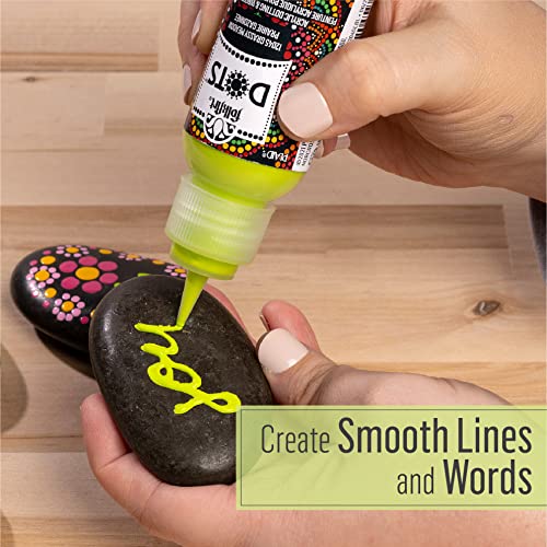 6 Pieces Acrylic Paint Kit Featuring 6 Colors for DIY Indoor & Outdoor Multi-Surface Craft Projects, 49904