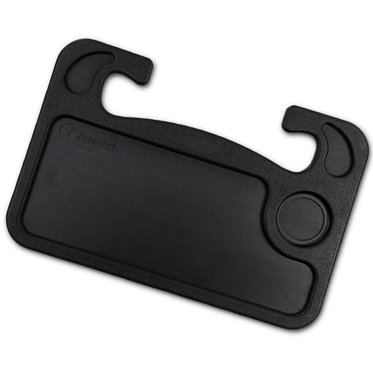 Zone Tech Black Car Laptop And Food Steering Wheel Tray