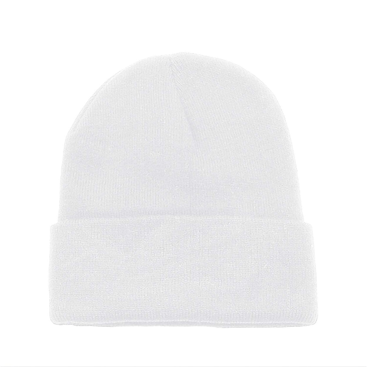 Pack Of 10 Cuffed Beanies Unisex Acrylic Skullies Warm Winter Hats Bulk