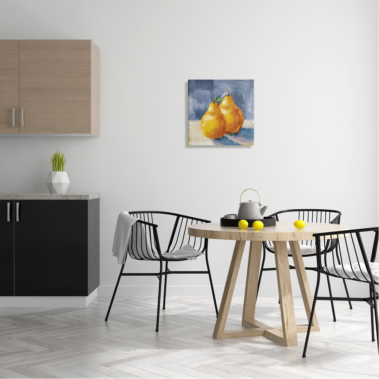 Stupell Industries Yellow Pears Classic Fruit Canvas Wall Art