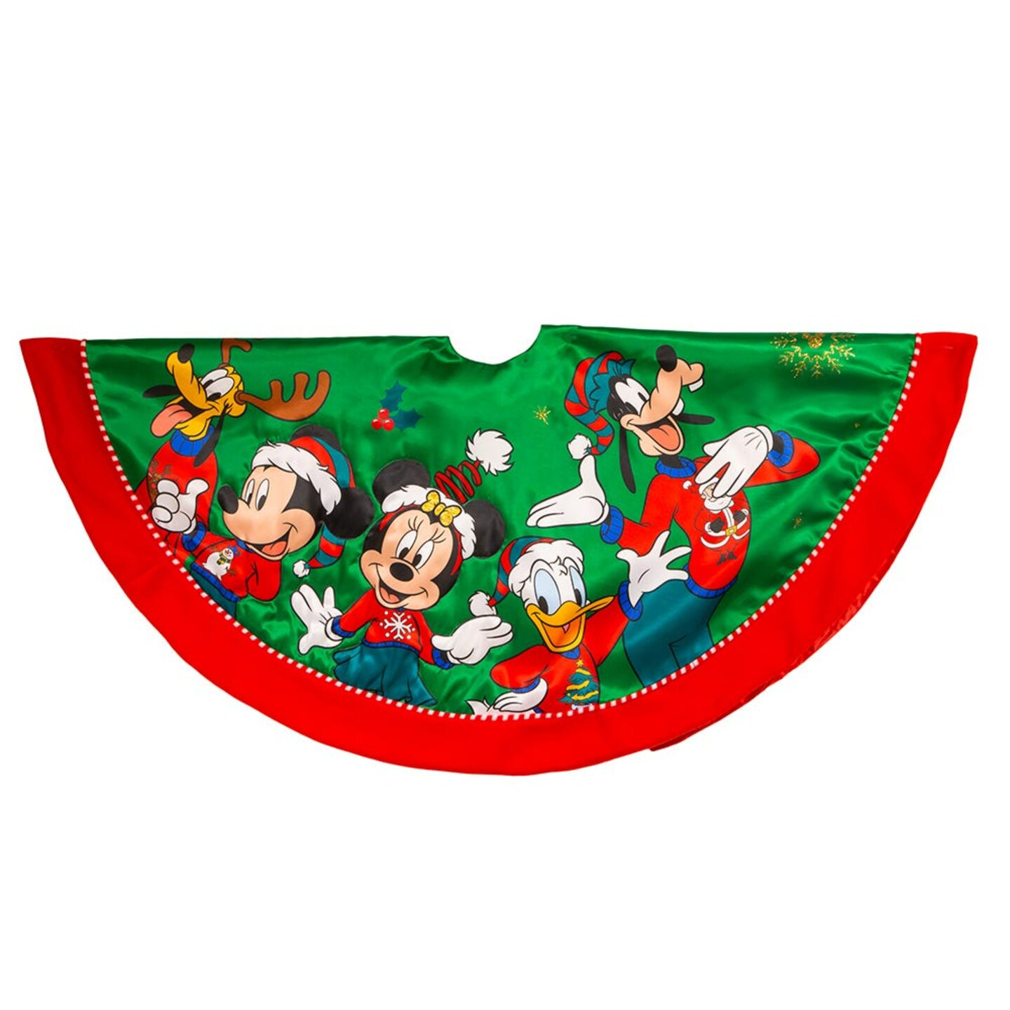 Disney MICKEY & MINNIE hot Christmas Tree Skirt Disney Store Exclusive!