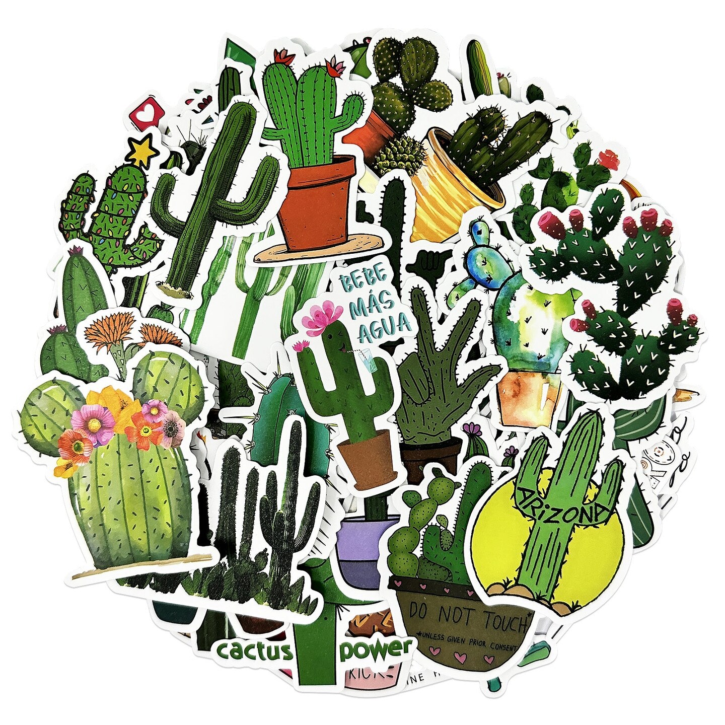 Wrapables Waterproof Vinyl Stickers for Water Bottles, Laptop, Phones, Skateboards, Decals for Teens, 100pcs