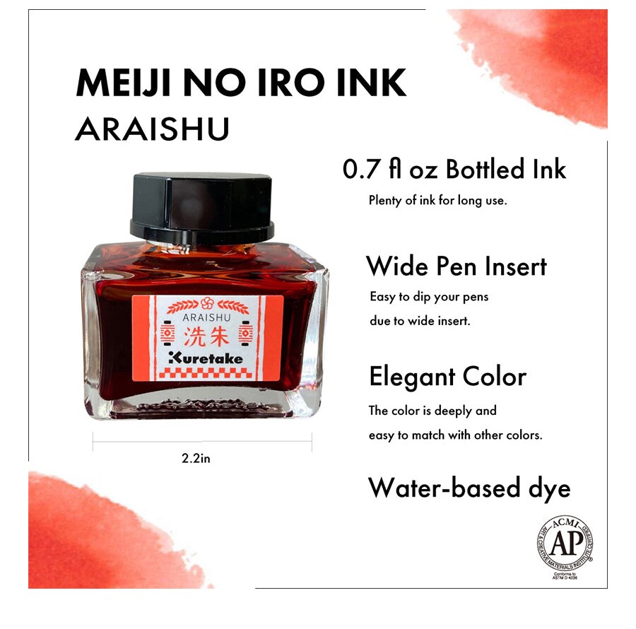 Kuretake&#xAE; Ink-Cafe Meiji No Iro Ink