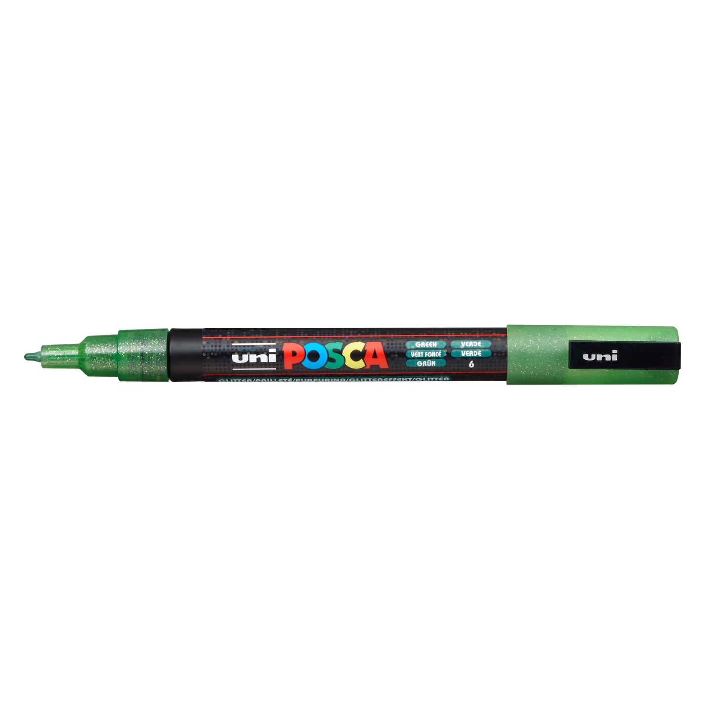 Posca Paint Marker, Pc-3M Fine Bullet, Glitter Green