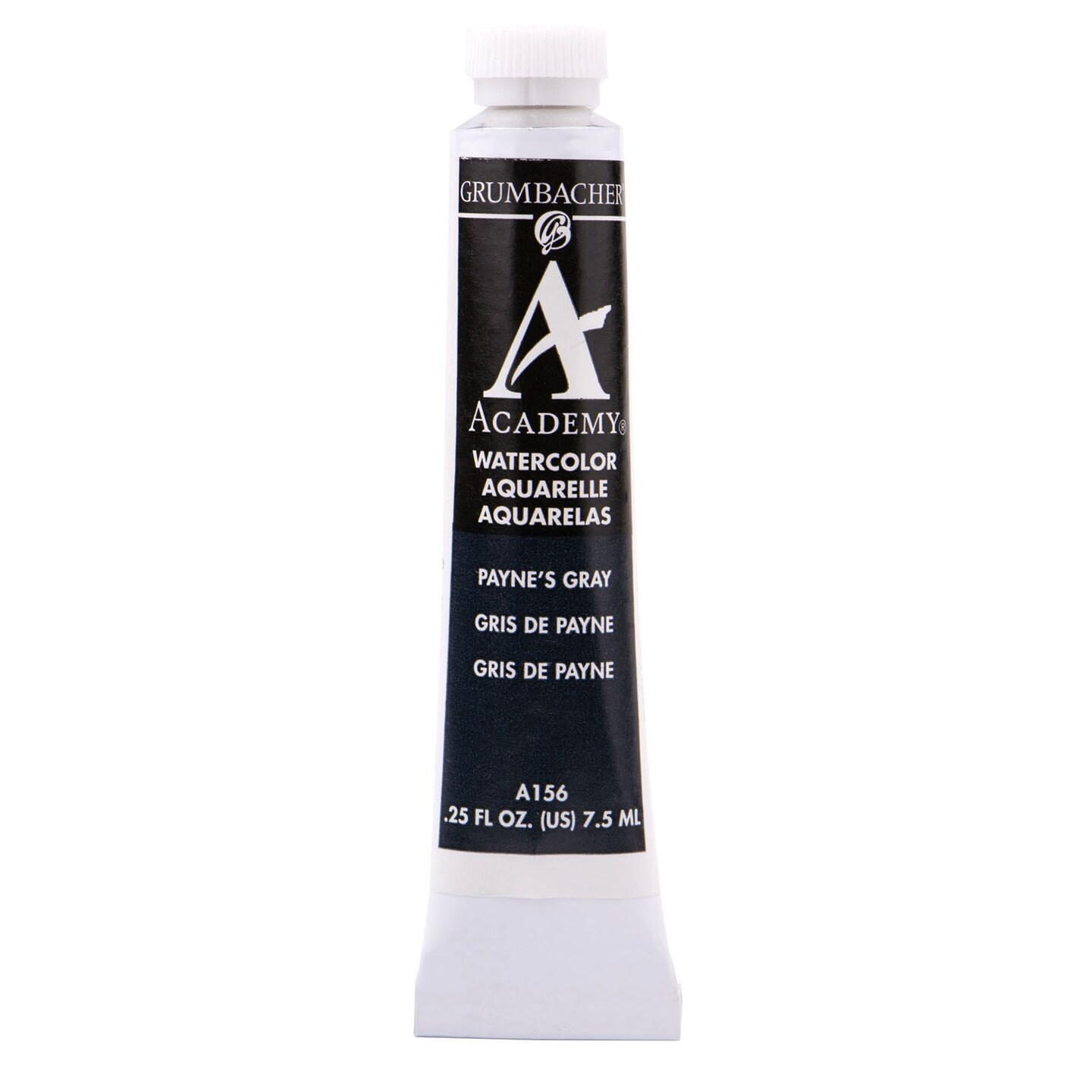 Grumbacher Academy Watercolor, Payne's Grey - 7.5 ml Tube