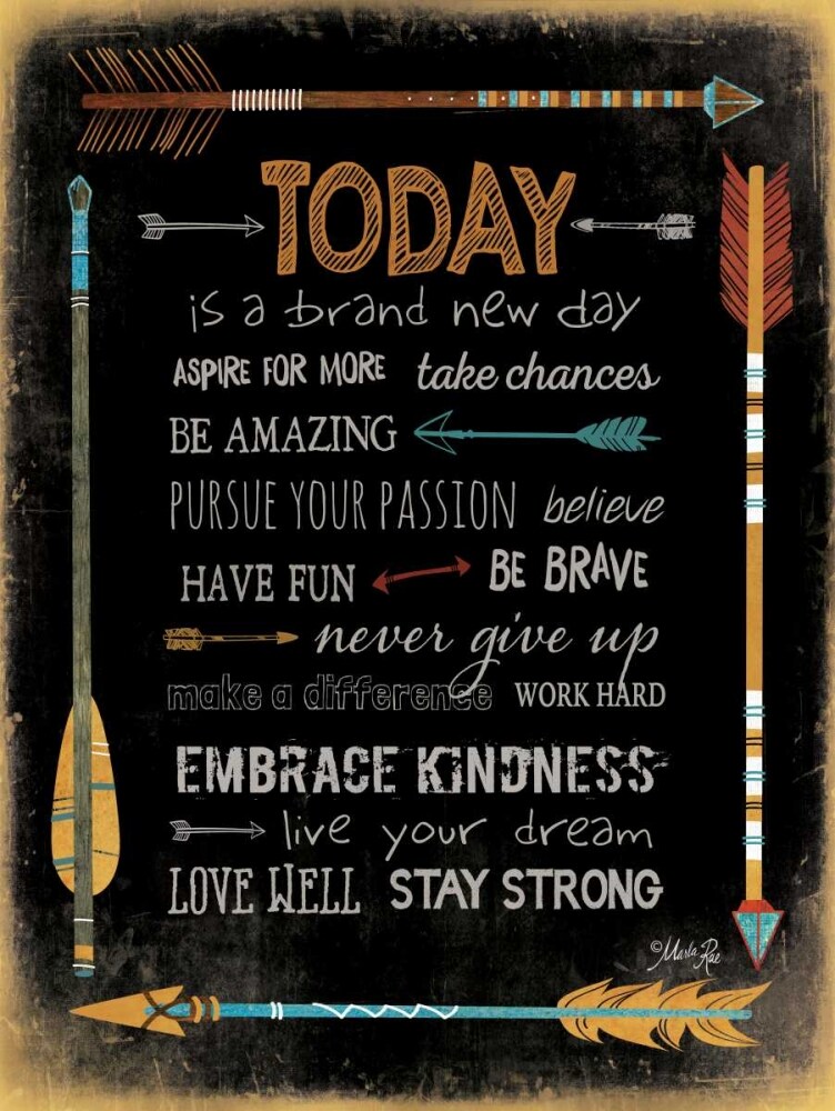 Today is a Brand New Day Poster Print by Marla Rae - Item # VARPDXMA2046A