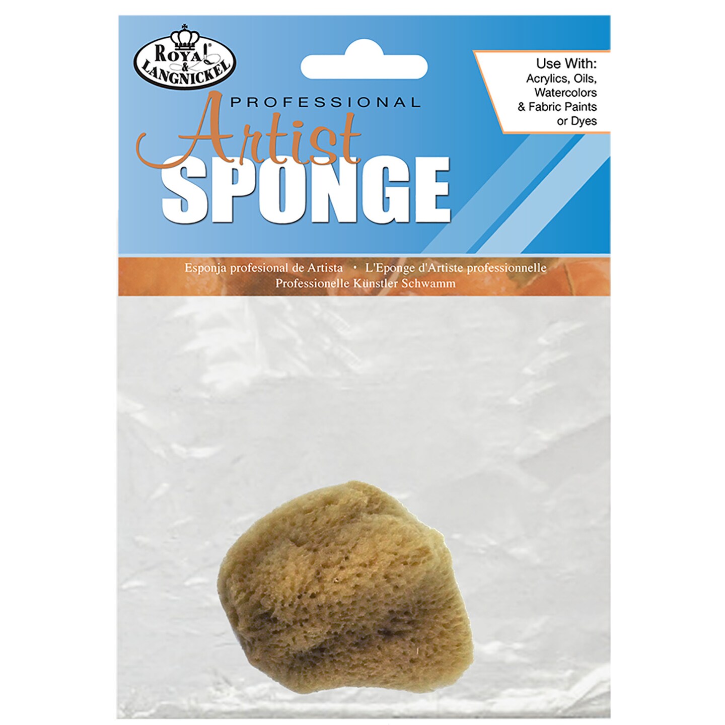 Royal Brush Artist&#x27;s Sponge, Silk Sponge, 2-1/2&#x22;-3&#x22;