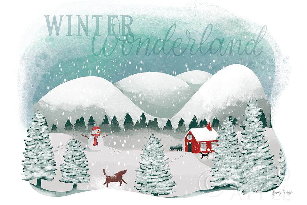 Winter Wonderland I Poster Print by Becky Thorns # 57087