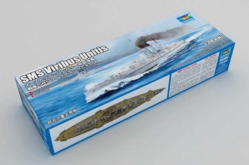Trumpeter  1/350 SMS VIRIBUS UNITIS 1/350 Plastic Model