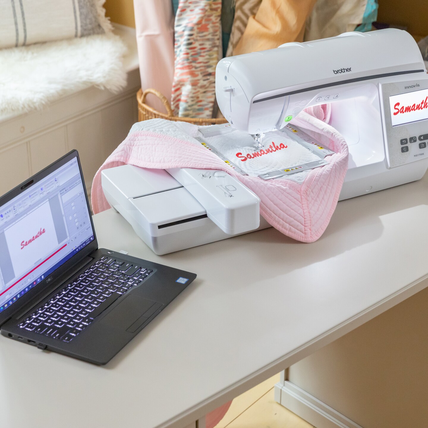 Brother NQ1700E 6&#x22; x 10&#x22; Computerized Embroidery Machine