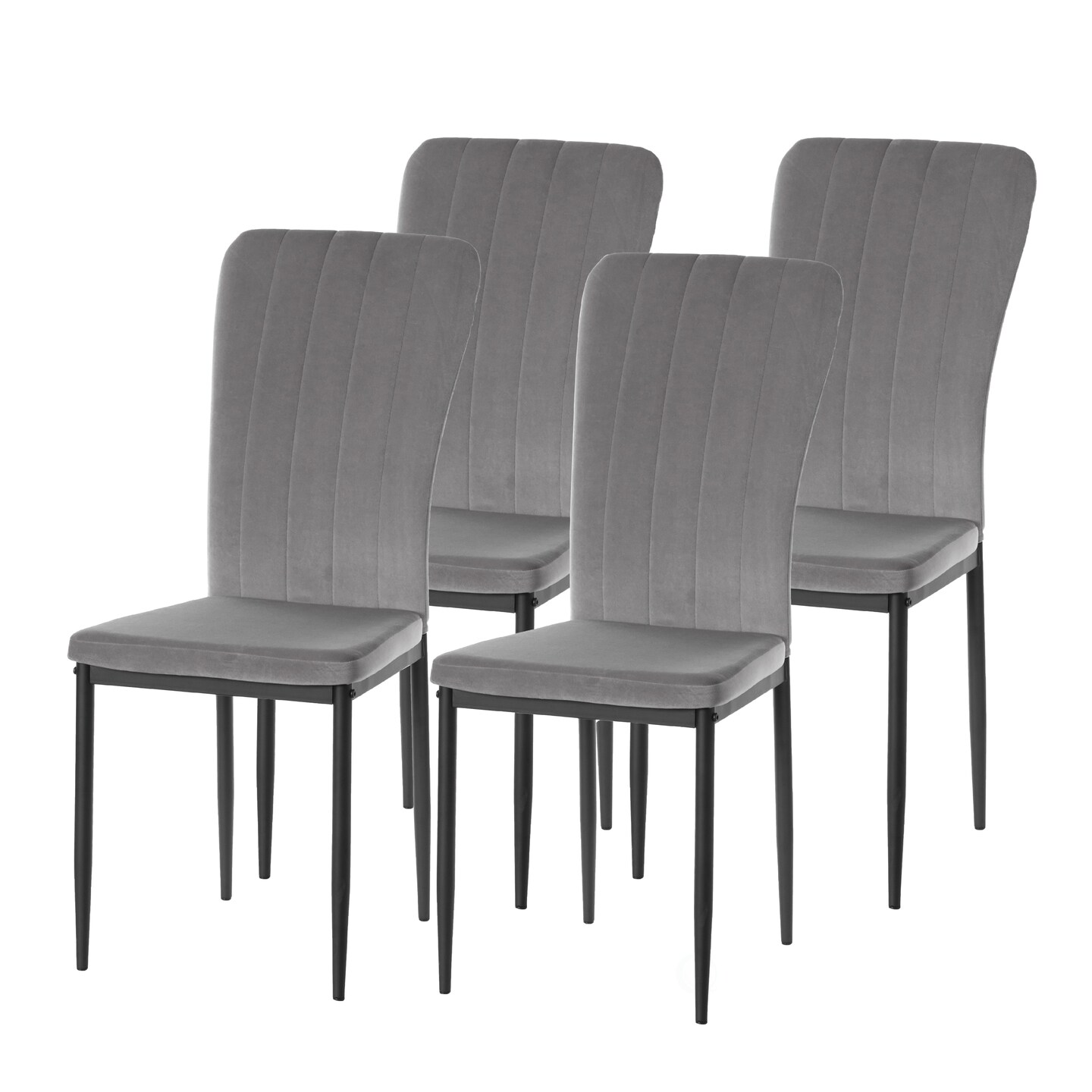 Modern And Contemporary Tufted Velvet Upholstered Accent Dining Chair