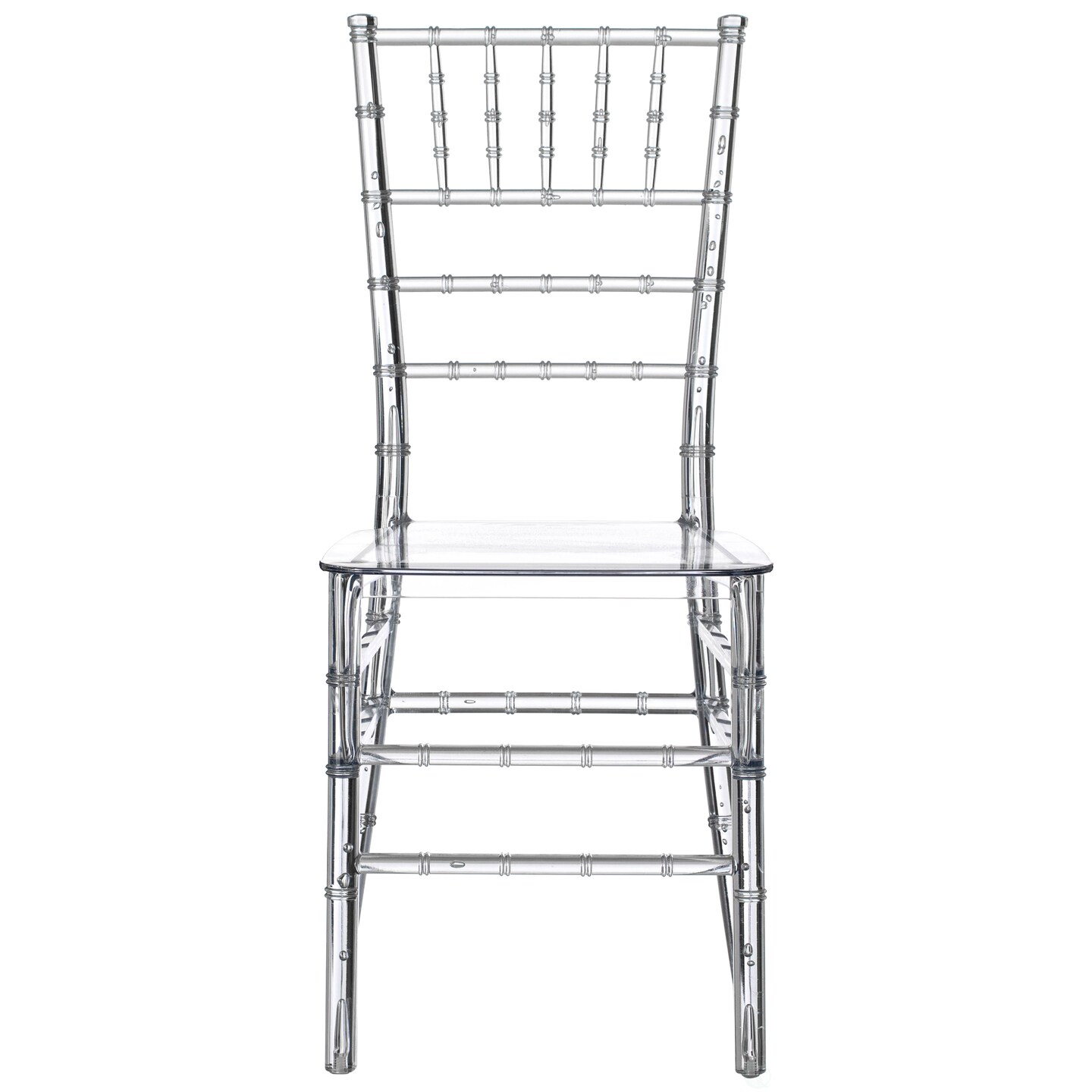 Modern Acrylic Stackable Chiavari Dining Chair, Clear Party Chair, Ctystal Acrylic Chair for Events and Weddings