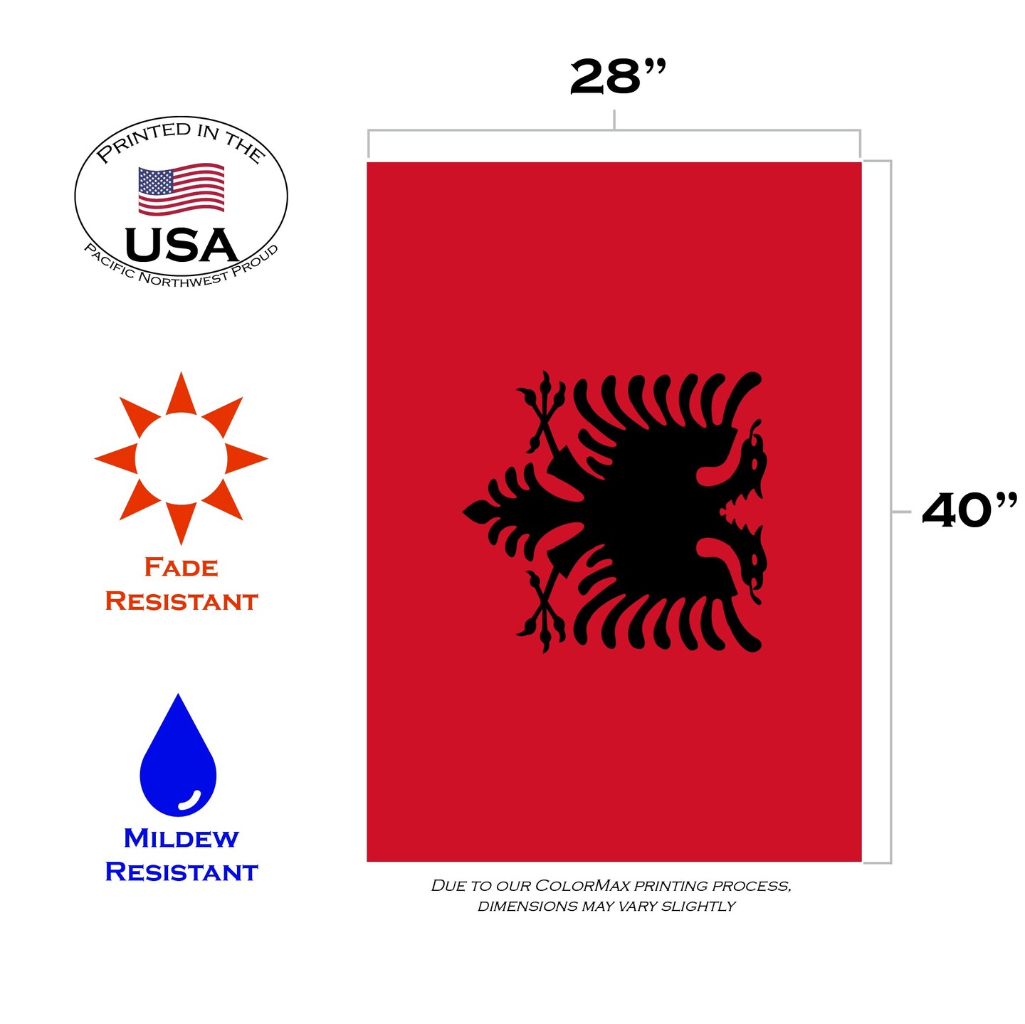 Flag of Albania Decorative  Flag