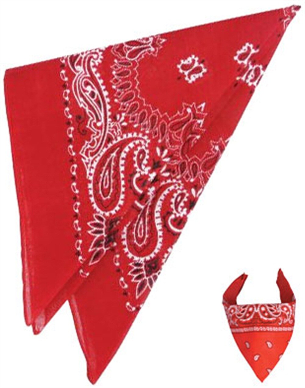 12 Cowboy Western Red Bandanas Costume Accessory Michaels