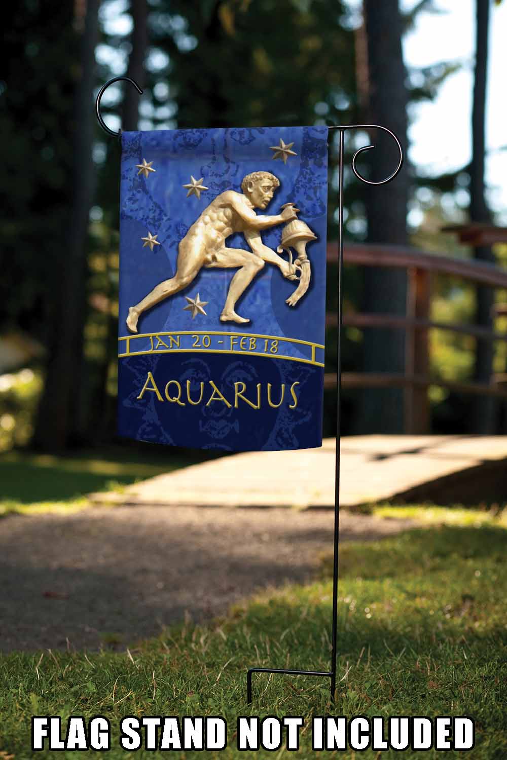 Zodiac-Aquarius Decorative Aquarius Flag