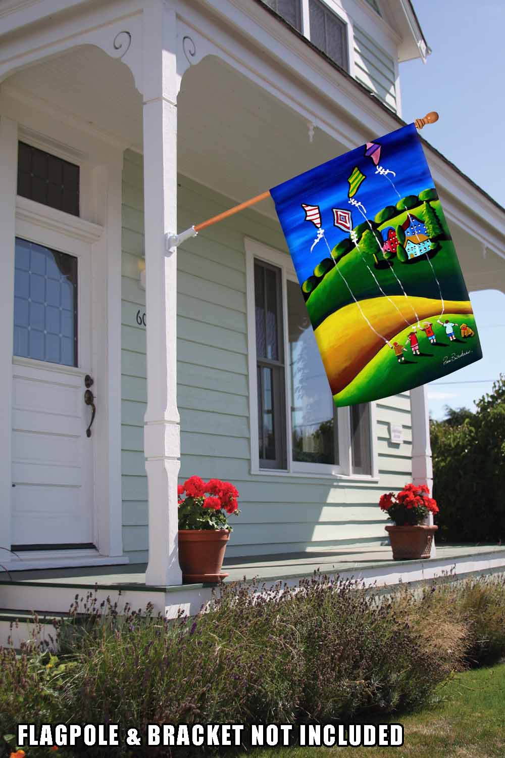 Kite Flyers Decorative Kites Flag